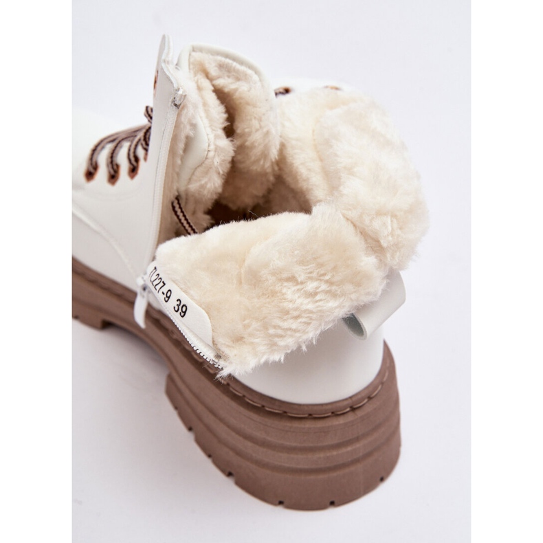 Caçadores femininos forrados de pele, Fenan Branco 2