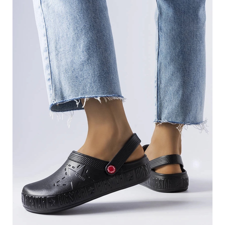 Chinelos pretos Big Star II275001 1