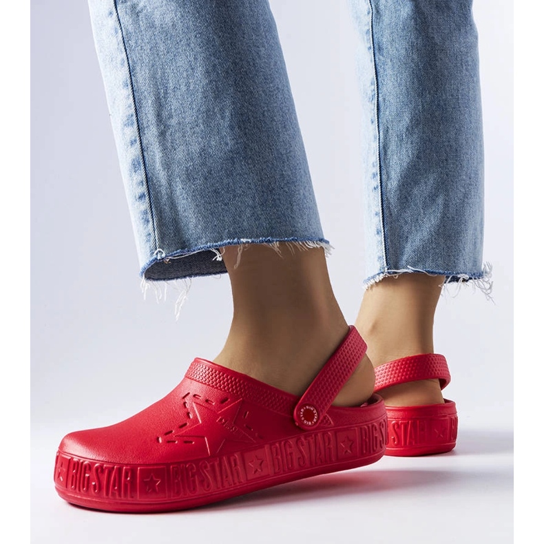 Chinelos vermelhos Big Star II275004 2