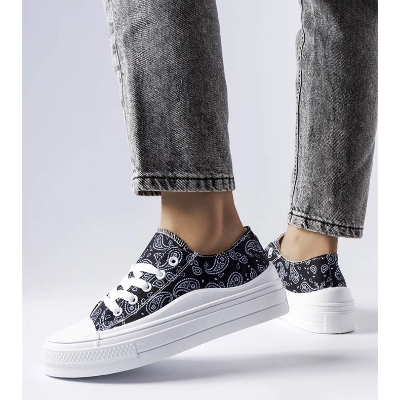 Tênis plataforma preto Bélair 1