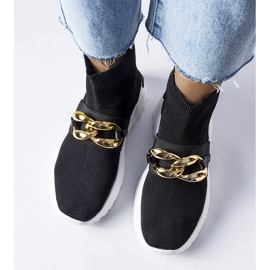 BM Tênis Baptiste preto com corrente 1 BM Tênis Baptiste preto com corrente 1