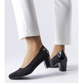 Sapatos elegantes pretos Vinceza 1