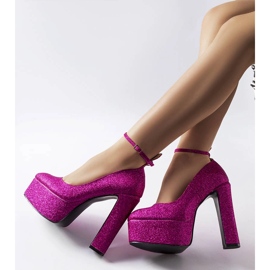 Bombas de glitter rosa de Bellamy 1