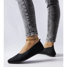 Bailarinas de tecido preto Drouin 1