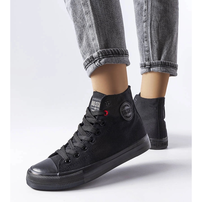 Botins pretos Big Star T274033 1