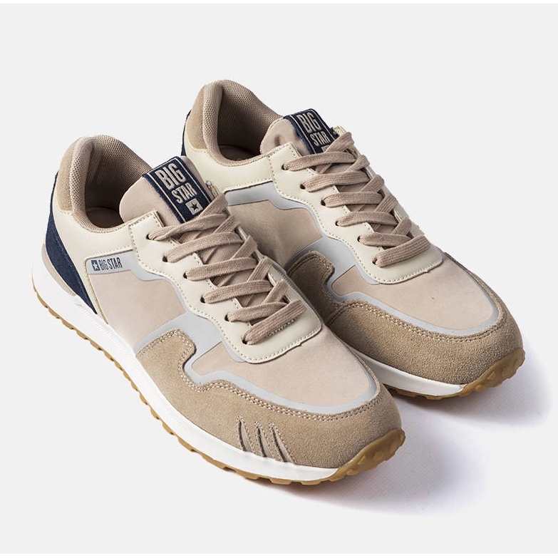 Tênis de camurça bege Big Star LL174123 1