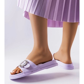 Sliders roxos decorados com zircões Griegsvei 2