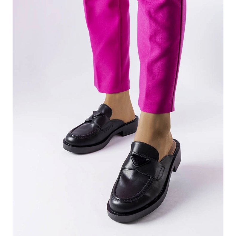 Chinelos pretos com biqueira embutida da Berkshire 1 Chinelos pretos com biqueira embutida da Berkshire 1