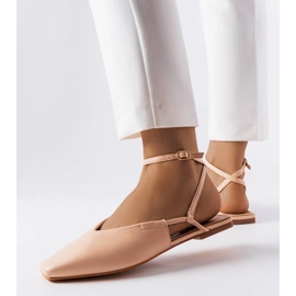 Sandálias fechadas rosa 1