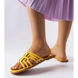 Chinelos Gandy amarelos de mulher 2