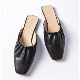 Sandália preta com bico fino, Aasiaat preto 1