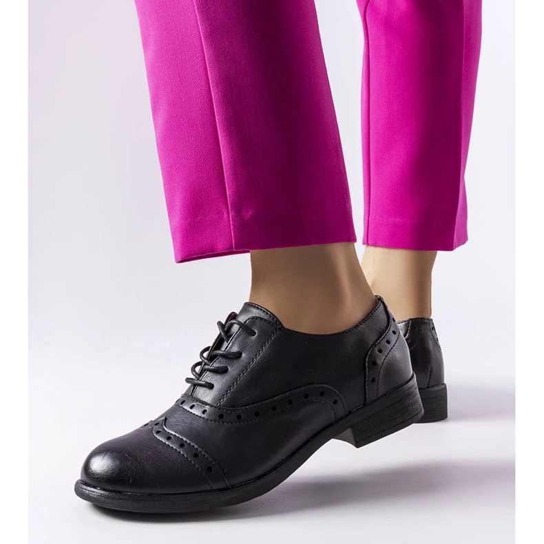 Sapatos pretos LS5379 preto 1