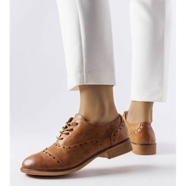 Sapatos marrons LS5379 Taupe castanho 1