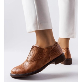 Sapatos marrons LS5379 Taupe castanho 1