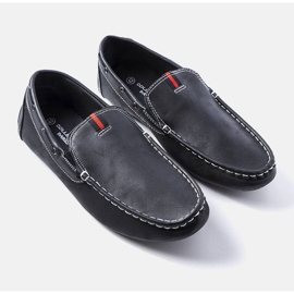 Mocassins pretos de homem da Michaud 1