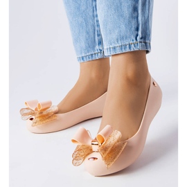 BM Bailarinas bege de Jerome com laço 1