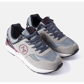 Vinceza Ténis Vincez de homem cinzento cinza 1