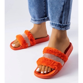 Sliders laranja com zircônia cúbica da Carrito 1
