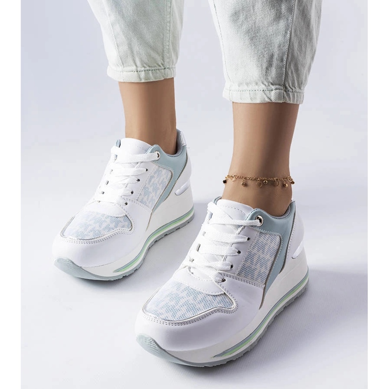 Tênis de salto verde Pouliotte. 1