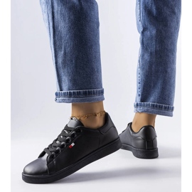 Tênis couro ecológico Mothé preto 1