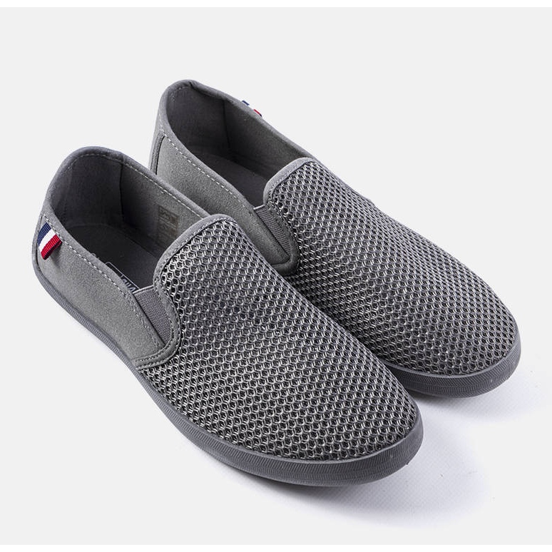 Tênis masculino vazado cinza Garibaldi 1