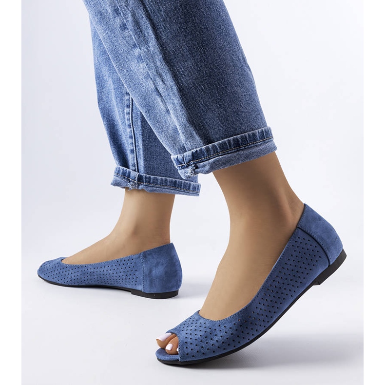 Sabrina azul marinho vazada de Agate 1