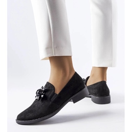 Sapatos pretos com cristais de Jarvisville 1