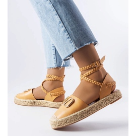 Espadrille marrom com cadarço Parent castanho 1