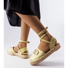 Espadrille verde com cadarço Parent 1
