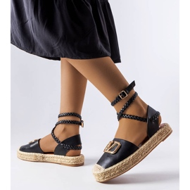Espadrille preta com cadarço Parent preto 1