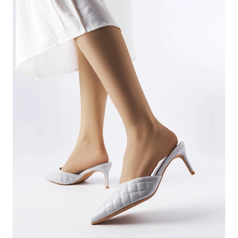 Chinelos acolchoados cinza Lambert 1