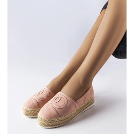Alpargatas plataforma rosa de Beaudry 1