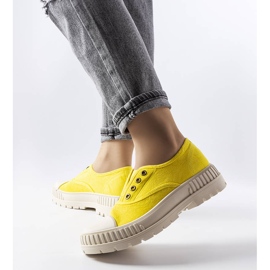 Tênis Walton amarelo com elástico 1