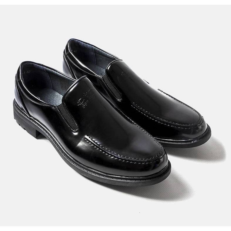 Brogues Shoffner masculinos negros preto 1