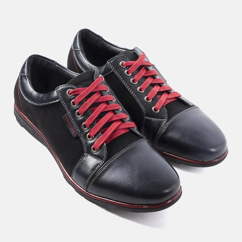 Sapatos masculinos pretos elegantes da Brisebois 1