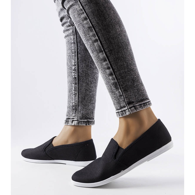 Tênis de tecido preto Quincy 1