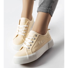 Lee Cooper LCW-23-31-1808L tênis bege 1