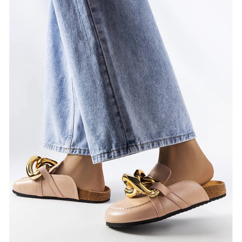 Chinelos de corrente rosa da Christelle 1