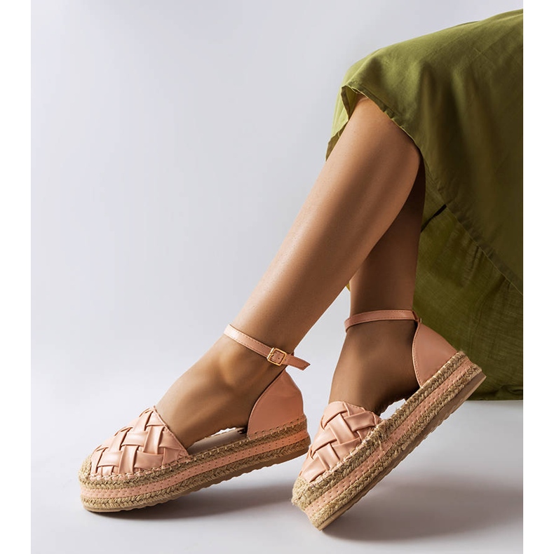 Espadrille plataforma rosa Gour 1