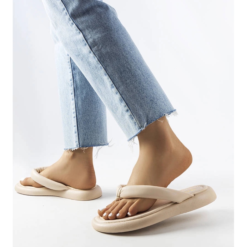 Sandália volumosa bege, Smithfield 2