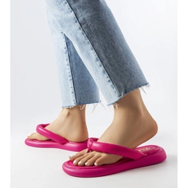 Chinelos plataforma Y223-2 Fuchsia rosa 2 Chinelos plataforma Y223-2 Fuchsia rosa 2