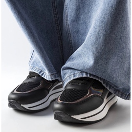 Tênis Ethel com sola grossa preto 1 Tênis Ethel com sola grossa preto 1