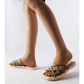 Slides de borracha verde Pearlman 1 Slides de borracha verde Pearlman 1