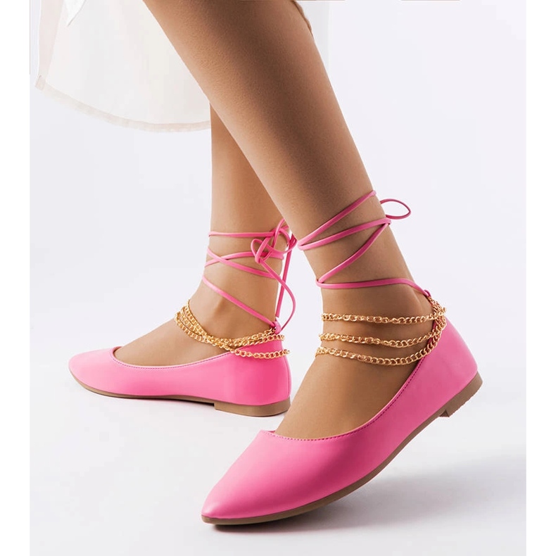 Sabrinas rosa com fecho decorativo Donat 1