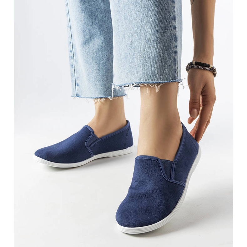 Tênis de tecido azul marinho Quincy 1