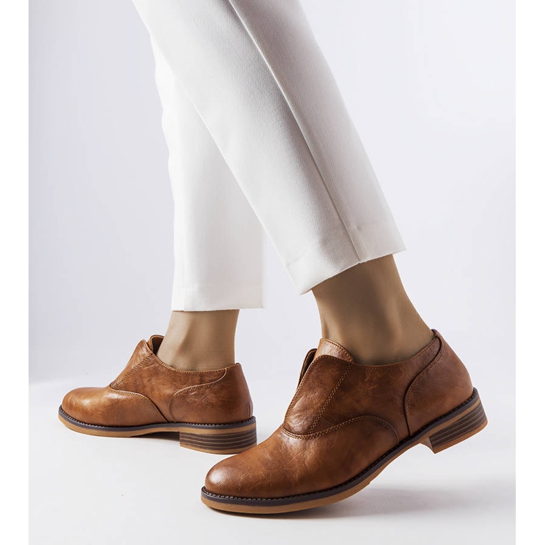 Brogue bege LS5379 Camel castanho 1 Brogue bege LS5379 Camel castanho 1