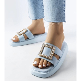 Sliders de strass azul Fusbert 1