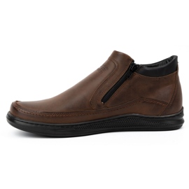 Polbut Botas de inverno masculinas marrom escuro K30 castanho 1