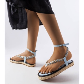 Sandália azul com corrente, Varieur 2
