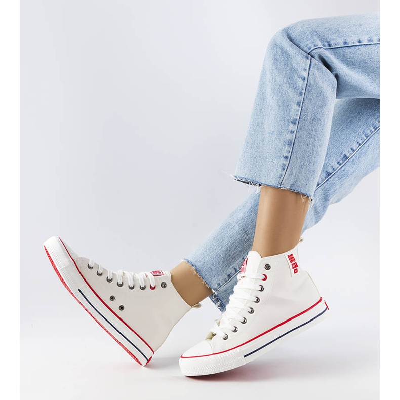 Tênis cano baixo branco Big Star JJ274132 1